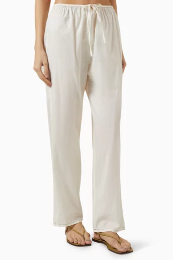 Drawstring Pants in Cotton