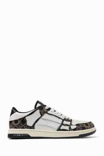 MA Quad Skel Sneakers in Leather & Canvas