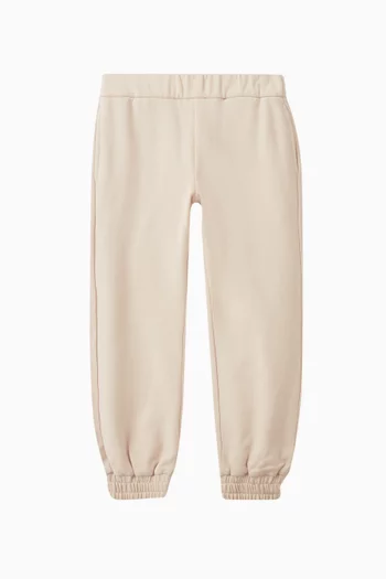 Logo Patch Sweatpants in Cotton