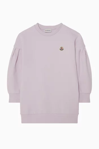 فستان بطبعة شعار الماركة قطن