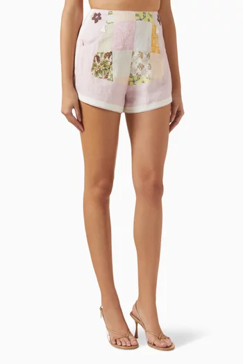 Tranquillo Western Dance Shorts in Linen