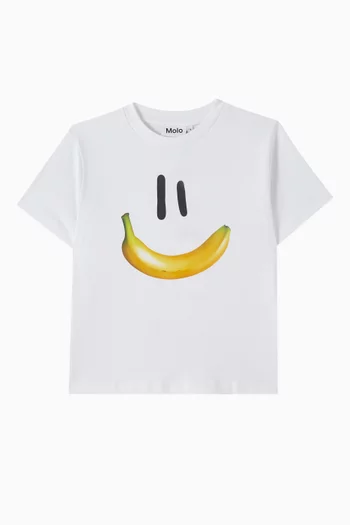 Graphic Print T-Shirt in Cotton