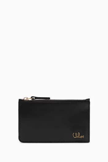 Small Iconic Card Case in Leather