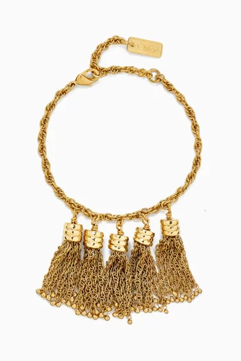 Pompom's Bracelet in Gold-tone Brass