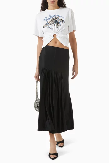 Piercing Printed T-shirt in Cotton