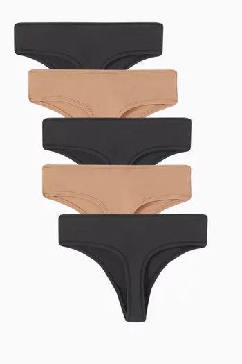 Fits Everybody Thong, Set of 5