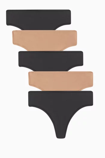 Fits Everybody Thong, Set of 5