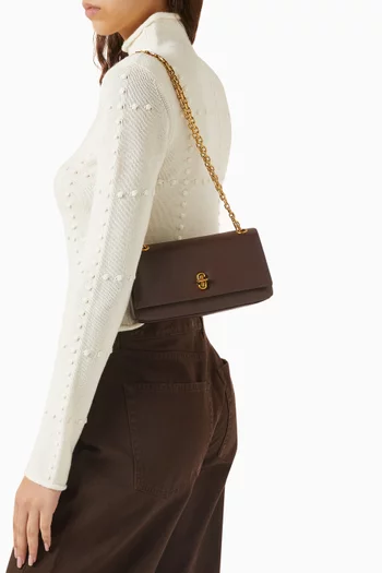 The Dual Chain Wallet Bag in Leather