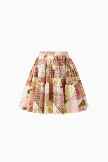 Paisley Midi Skirt