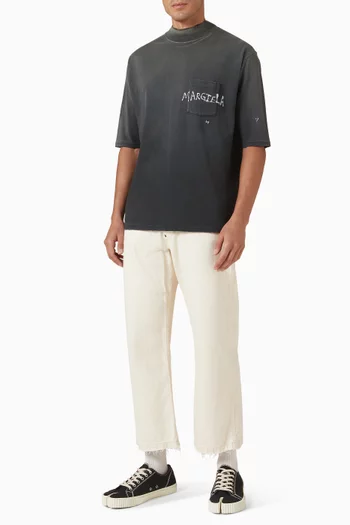 Paint-splatter T-shirt in Cotton