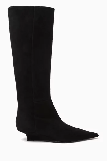 Suede high boots on sale