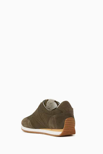 The Sport Sneakers in Suede & Nylon