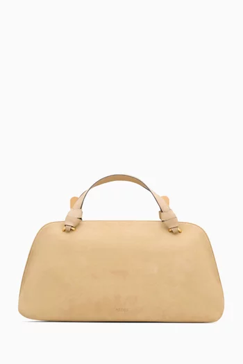 Aries Tote Bag in Leather & Suede