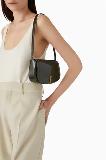 Mini Voltaire Shoulder Bag in Patent Leather