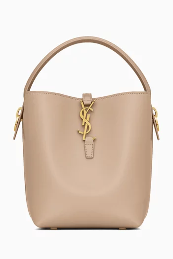 Small Le 37 Bucket Bag in Calfskin Leather