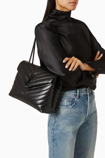 Loulou Medium Bag in Quilted Leather