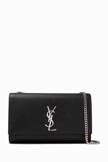 Medium Kate in Grain de Poudre Embossed Leather