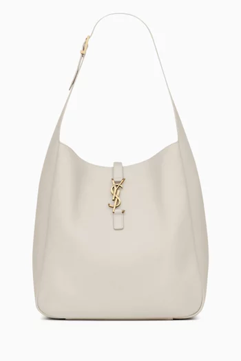 Large Le 5 à 7 Bag in Grained Leather