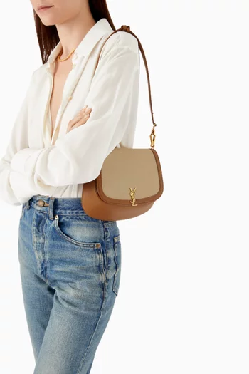 Voltaire Top-handle Bag in Canvas & Leather