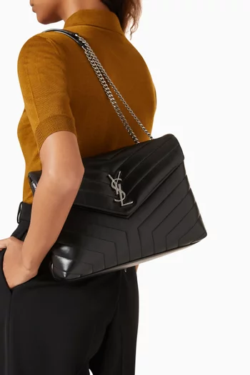 Loulou Medium Bag in Quilted Leather