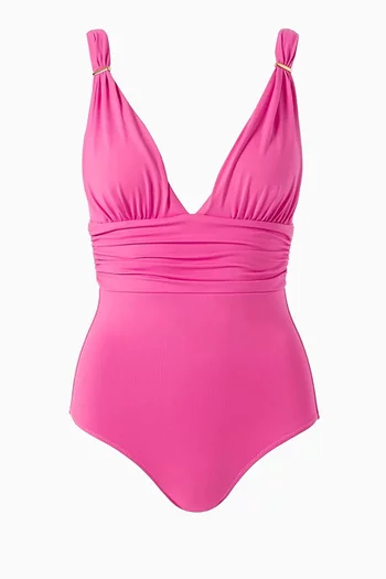 Panarea One-piece Swimsuit in Stretch Nylon