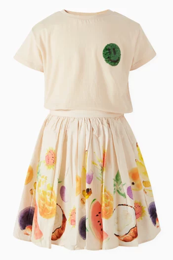 Ranva Sequin-embellished T-shirt in Organic Cotton