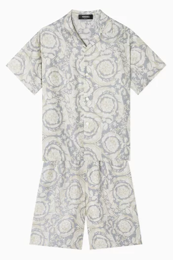 Barocco Informal Shirt in Silk