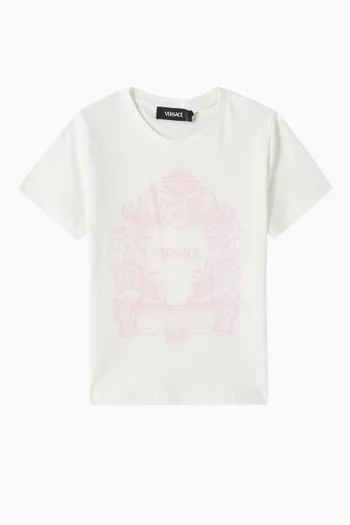 Logo Print T-shirt in Cotton