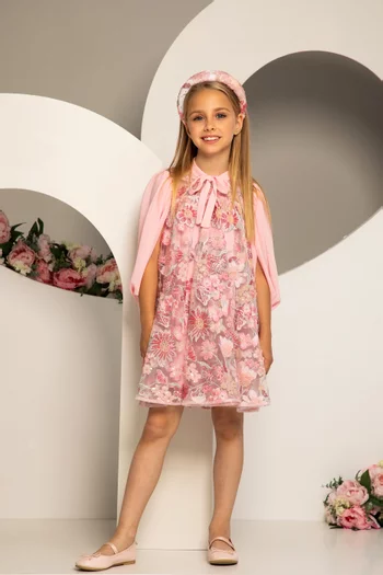 Sequin-embellished Dress in Chiffon