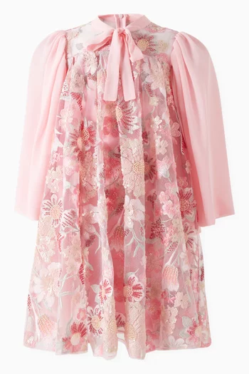 Sequin-embellished Dress in Chiffon