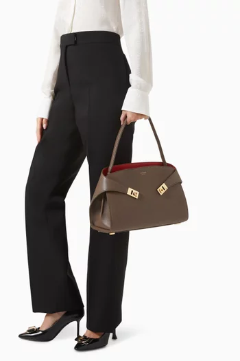 حقيبة كتف هاج جلد عجل