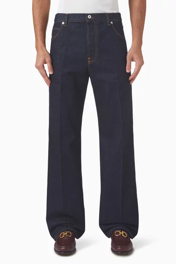 Logo-patchJeans in Denim