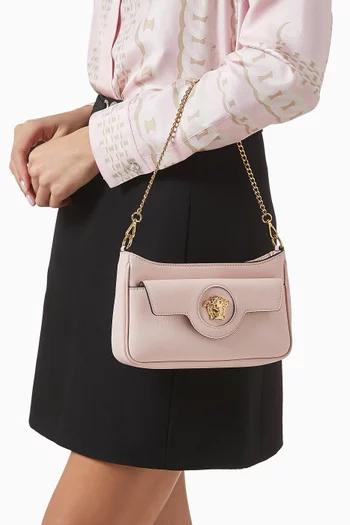 Mini La Medusa Shoulder Bag in Leather