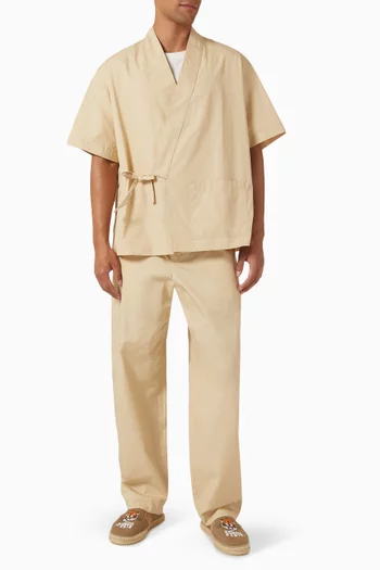 Kimono Shirt in Cotton Ripstop