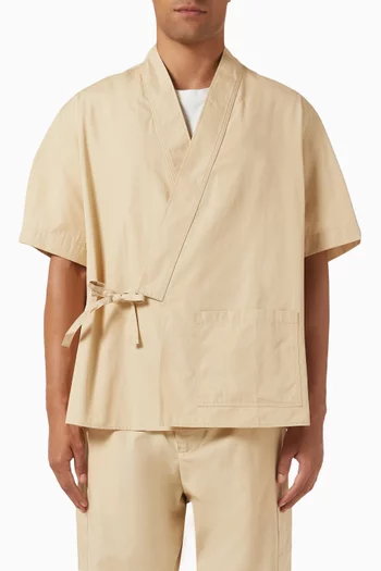 Kimono Shirt in Cotton Ripstop