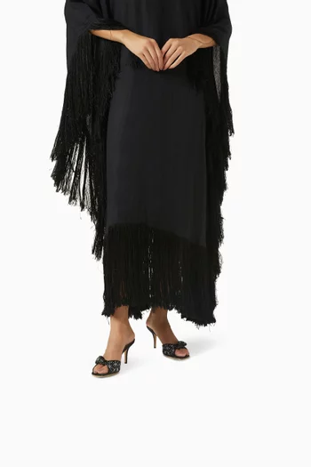 Vargas 70 Mules in Satin