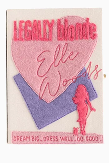 Legally Blond Clutch in Silk & Felt