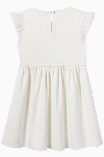 Ruffle Heart Dress in Cotton