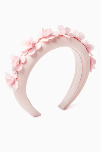 3D Flower Headband in Satin