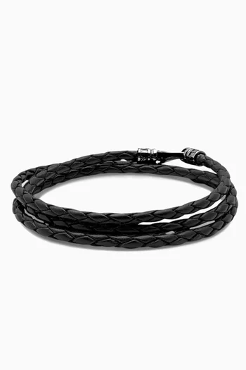 Braided Bracelet in Leather