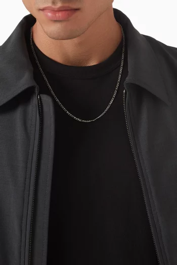 قلادة بتصميم سلسلة بحلقات فيجارو ستانلس ستيل