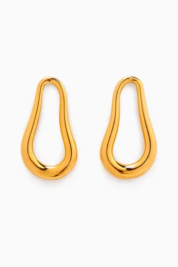 Chere Earrings in 18kt Gold-plated Silver