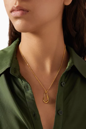 Chere Pendent Necklace in 18kt Gold-plated Silver