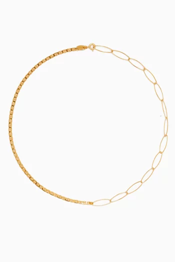 Alex Chain Necklace in 18kt Gold-plated Silver