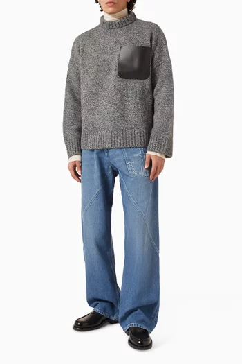 Twisted Workwear Jeans in Denim