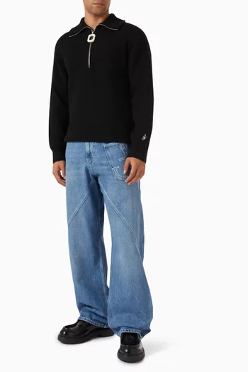 Twisted Workwear Jeans in Denim