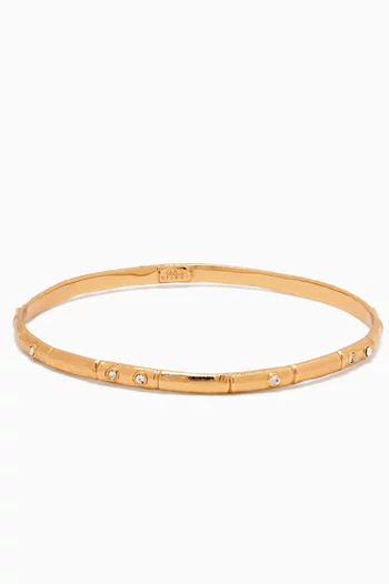Bambini Bangle Bracelet in Gold-plated Metal