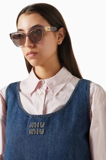 Cat-eye Sunglasses in Acetate