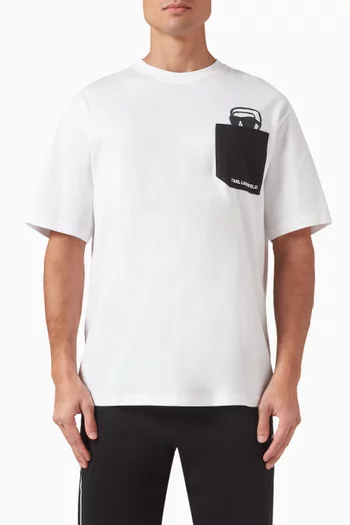 Ikon Peek-a-boo Pocket T-shirt in Cotton