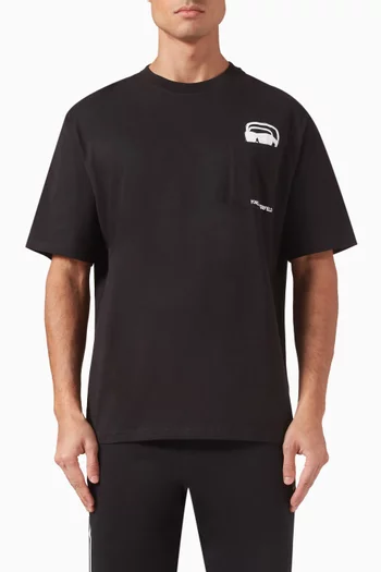 Ikon Peek-a-boo Pocket T-shirt in Cotton